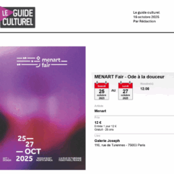 16.10.2025 Le Guide Culturel