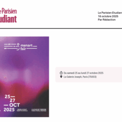 16.10.2025 Le Parisien Étudiant