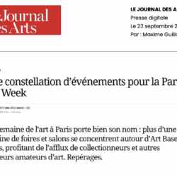 23.09.2025 Le Journal des Arts
