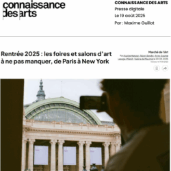19.08.2025 Connaissance des Arts